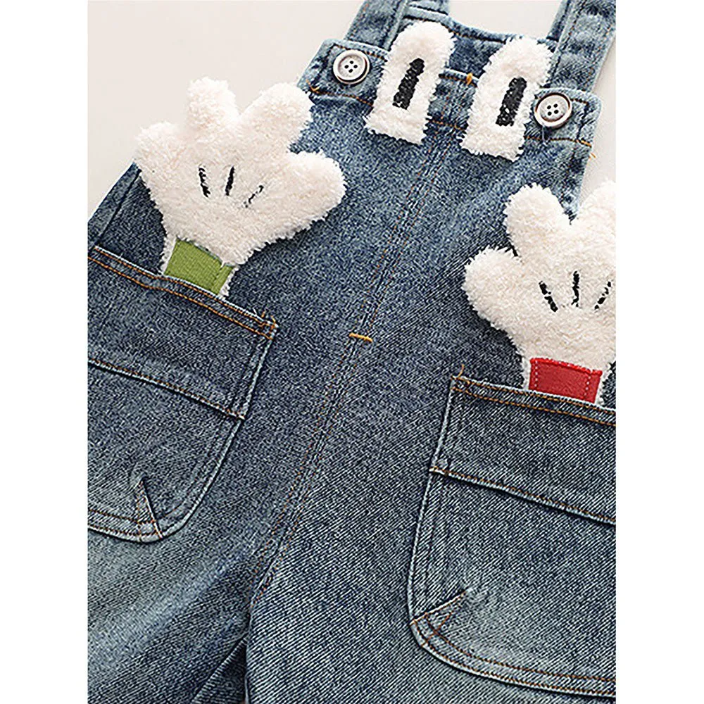 2 Little Hands Denim Dungary 2 pcs set for Kids/Toddlers