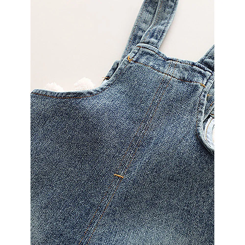2 Little Hands Denim Dungary 2 pcs set for Kids/Toddlers