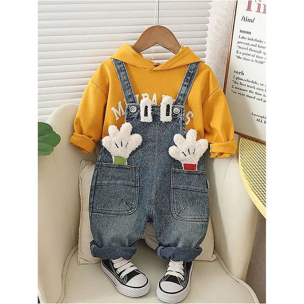 2 Little Hands Denim Dungary 2 pcs set for Kids/Toddlers