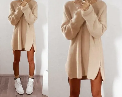 2018 New Fashion Women's Sweater Winter Keep Warm Long Sleeve O-neck