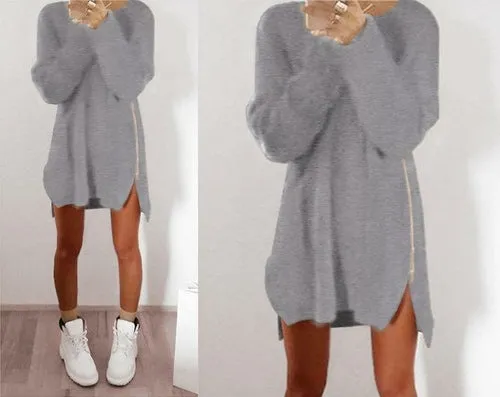 2018 New Fashion Women's Sweater Winter Keep Warm Long Sleeve O-neck