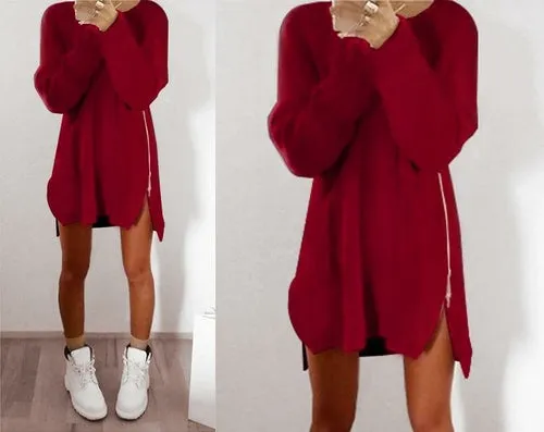 2018 New Fashion Women's Sweater Winter Keep Warm Long Sleeve O-neck