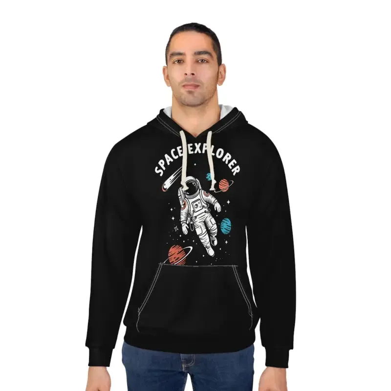 Astronaut Unisex Pullover Hoodie for Space Vibes