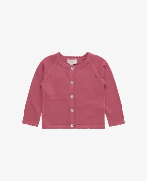 BABY BASIC LIGHT KNIT CARDIGAN