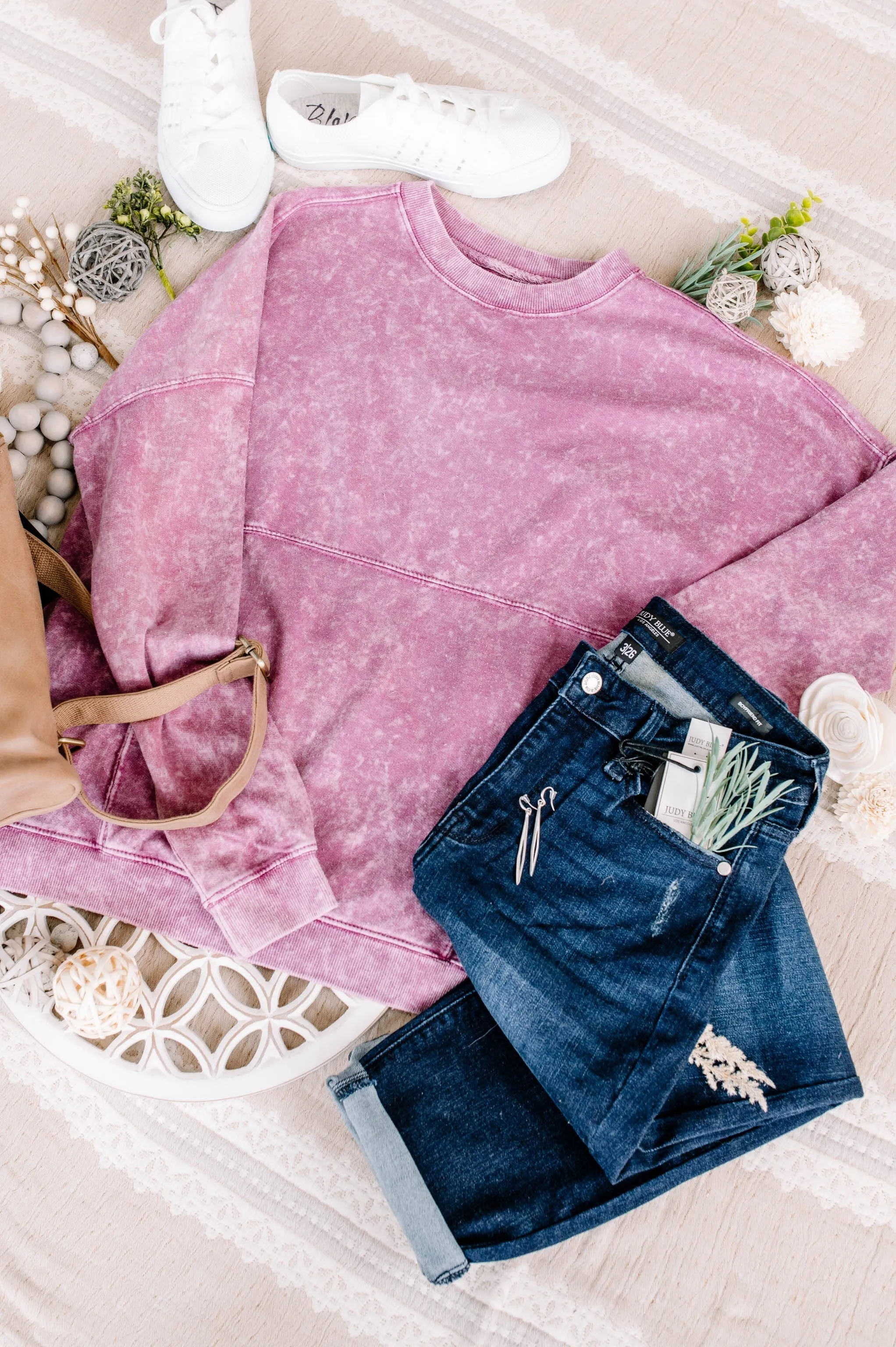 Before Time Pullover In Lilac
