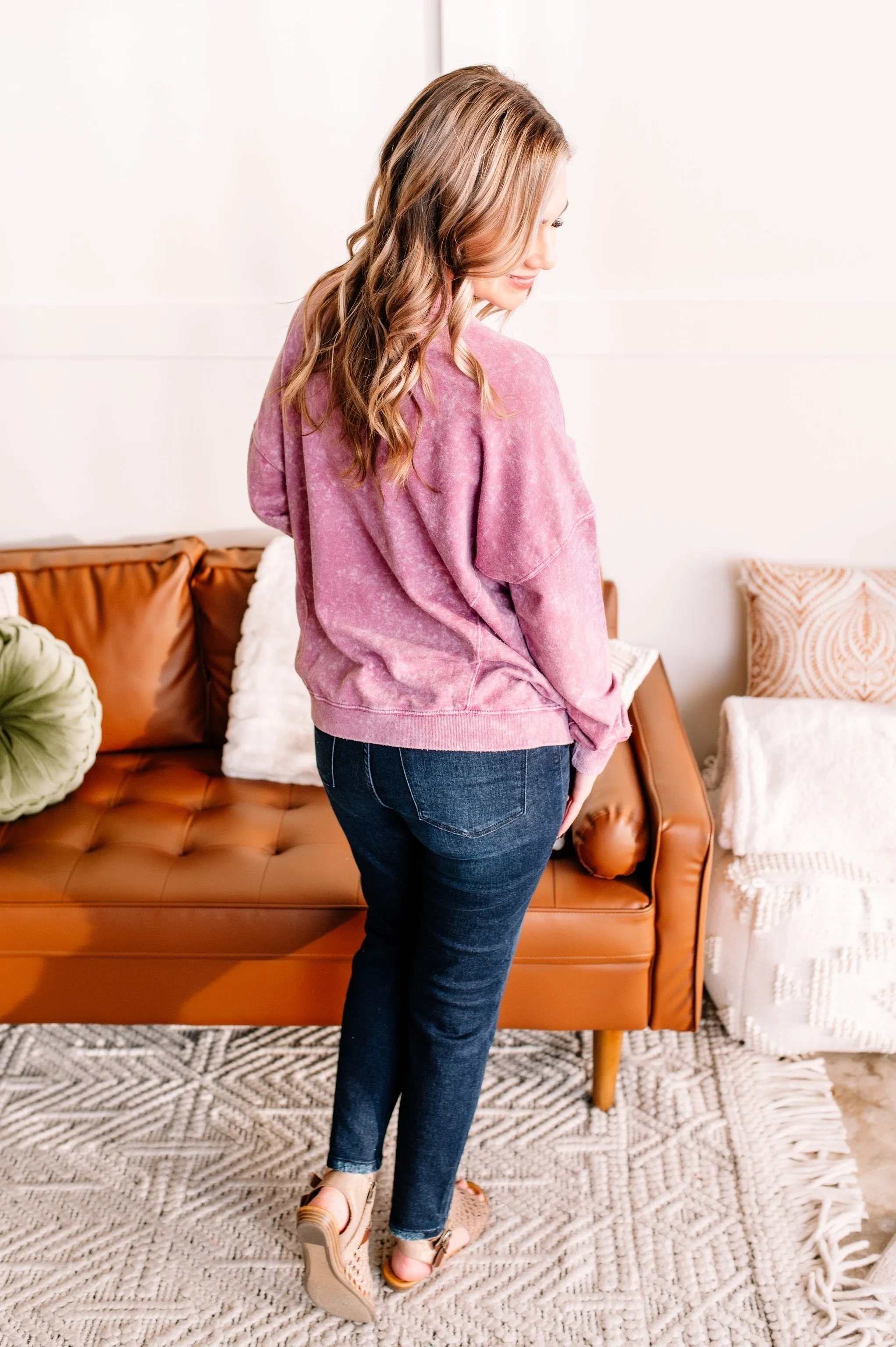 Before Time Pullover In Lilac