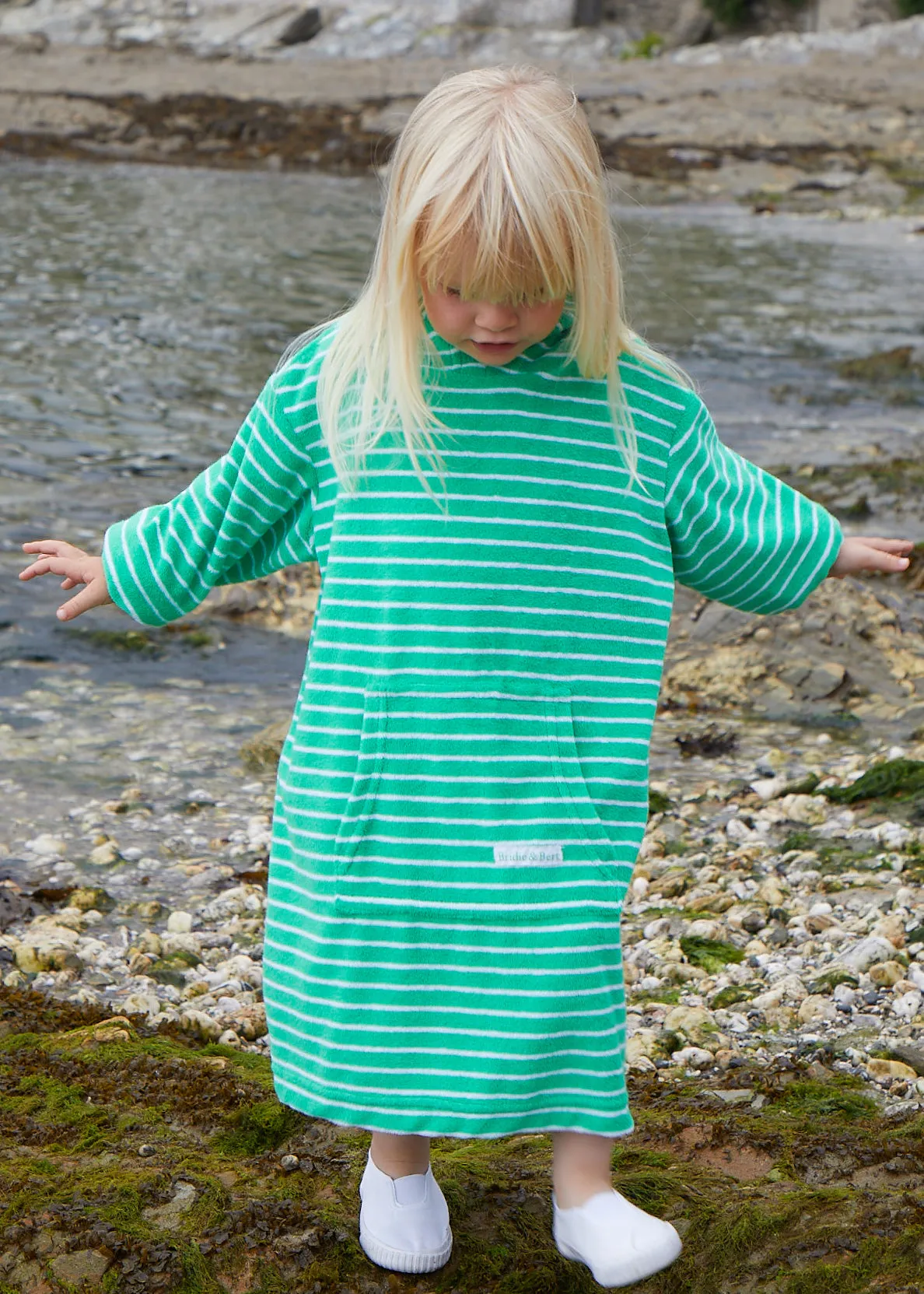 Bridie & Bert beach robes - apple white