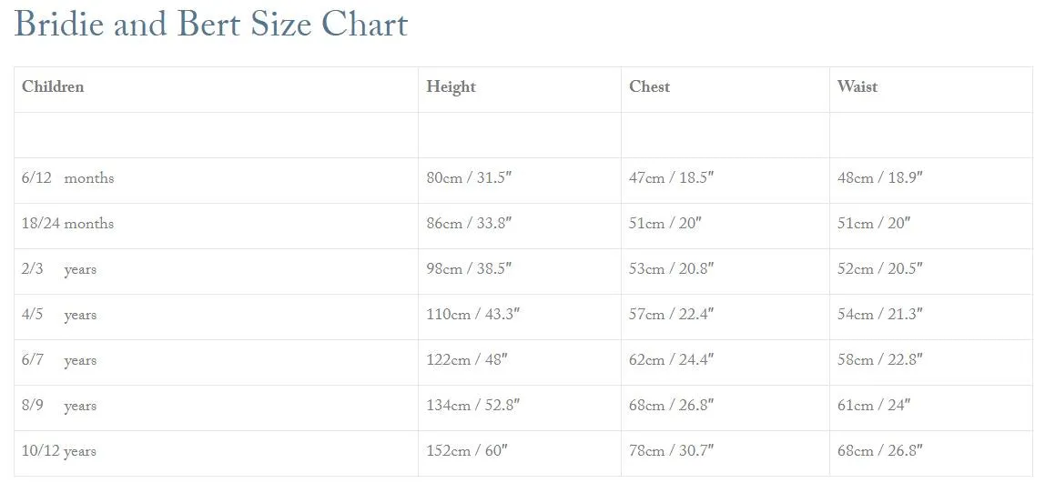 Bridie & Bert beach robes - apple white