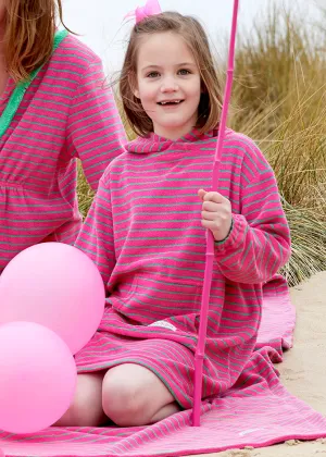 Bridie & Bert beach robes - fushia apple