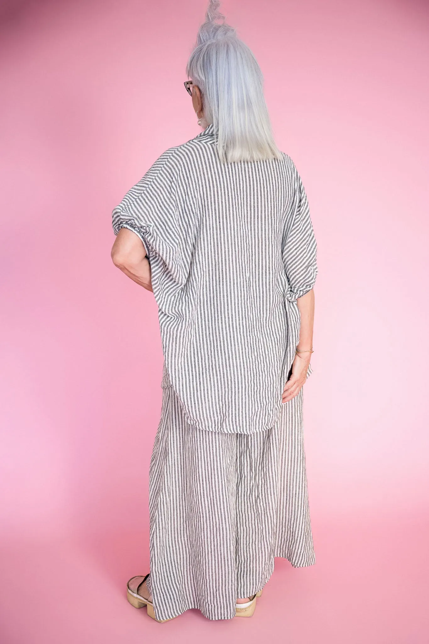 Catania Baggy Tunic | Natural Stripe