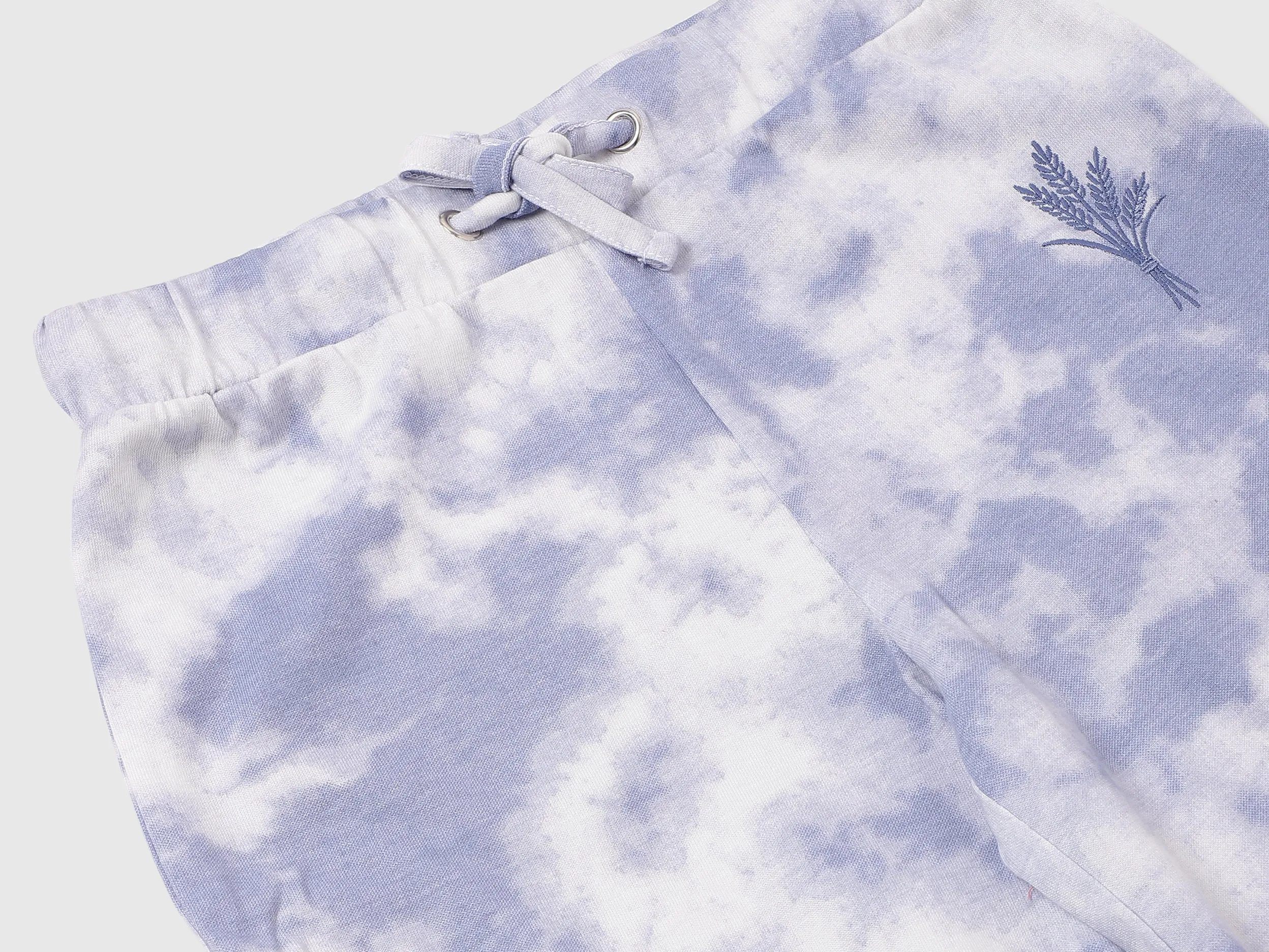 Cotton Printed Regular Length Girls Trousers