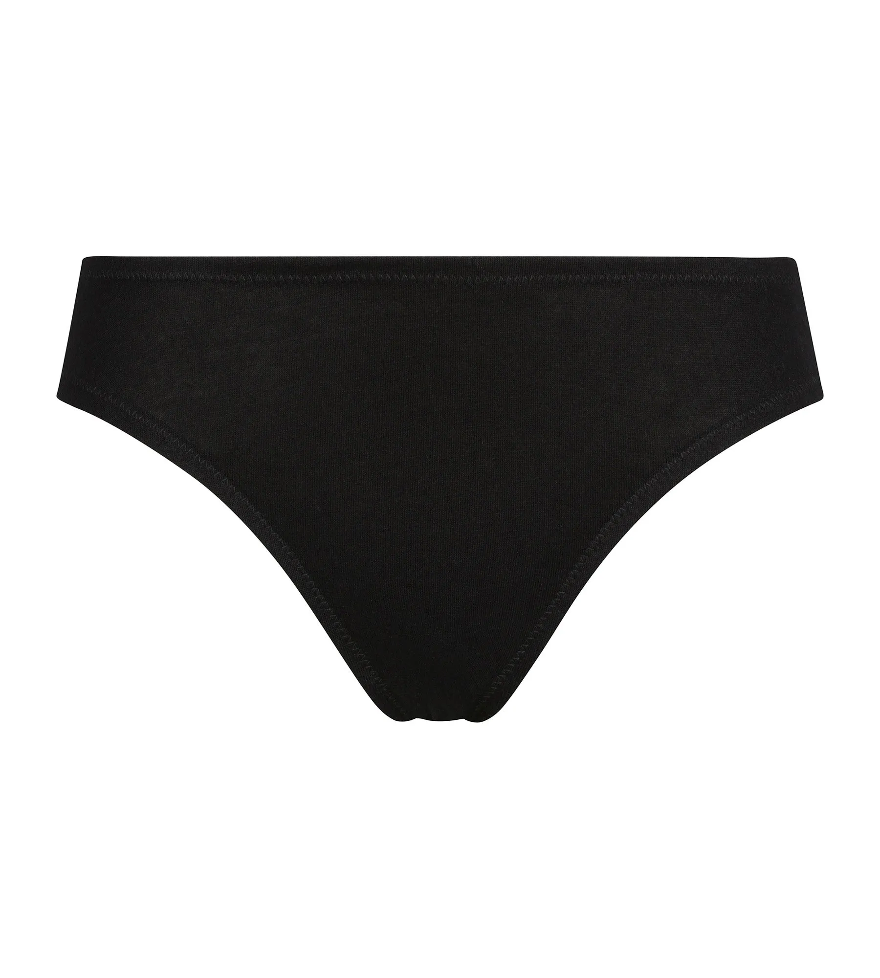 Culotte midi pour femme en coton Noir Dim Daily
