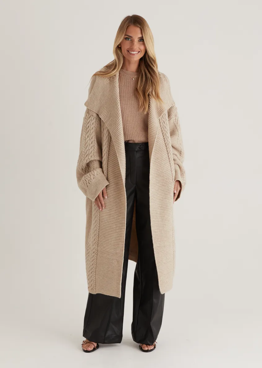Empire Cardigan - Oatmeal