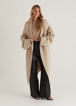 Empire Cardigan - Oatmeal