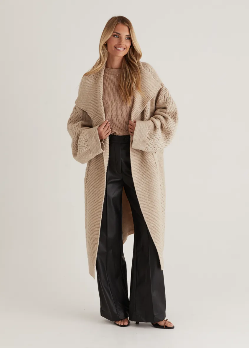 Empire Cardigan - Oatmeal