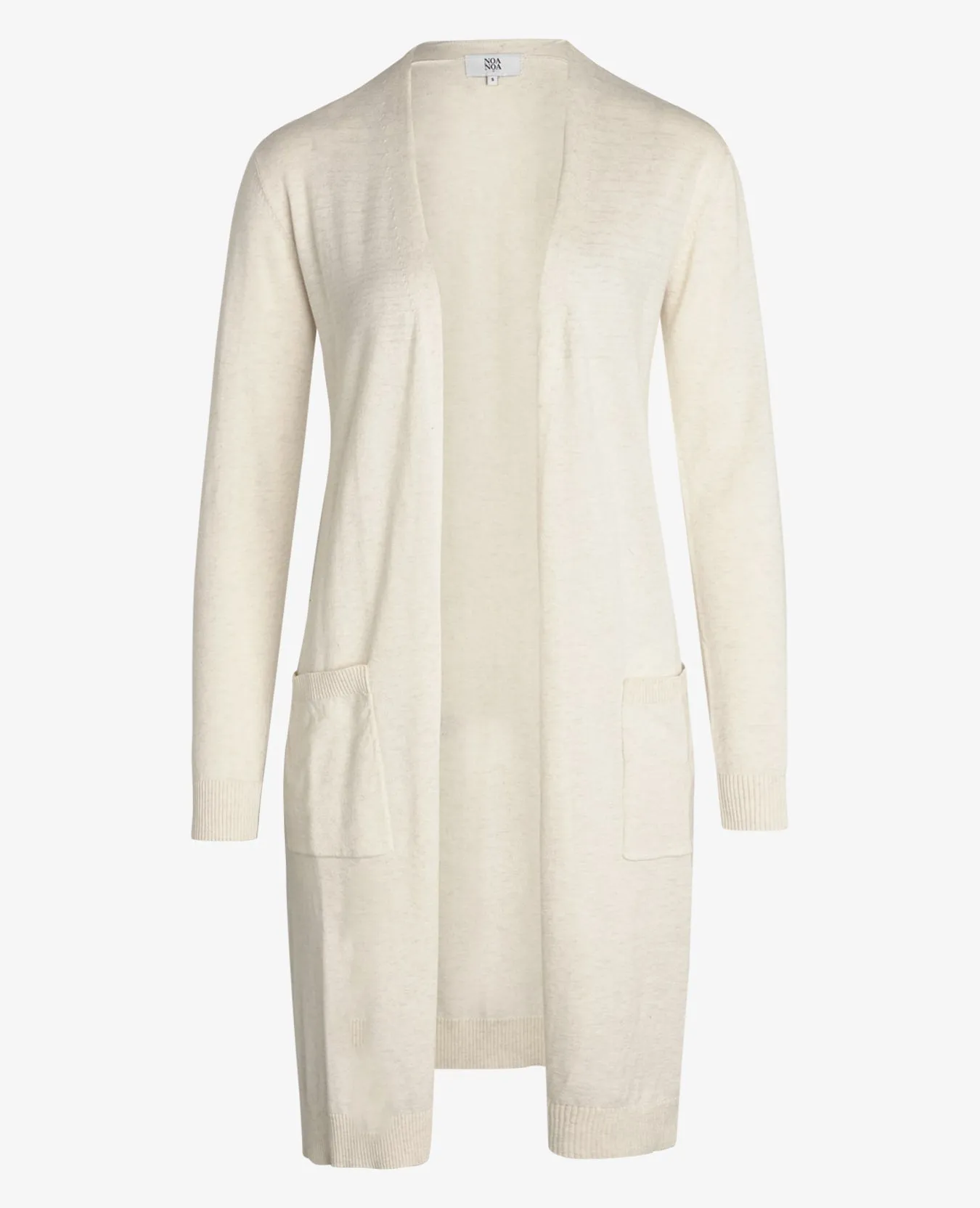 ESSENTIAL COTTON MELANGE CARDIGAN