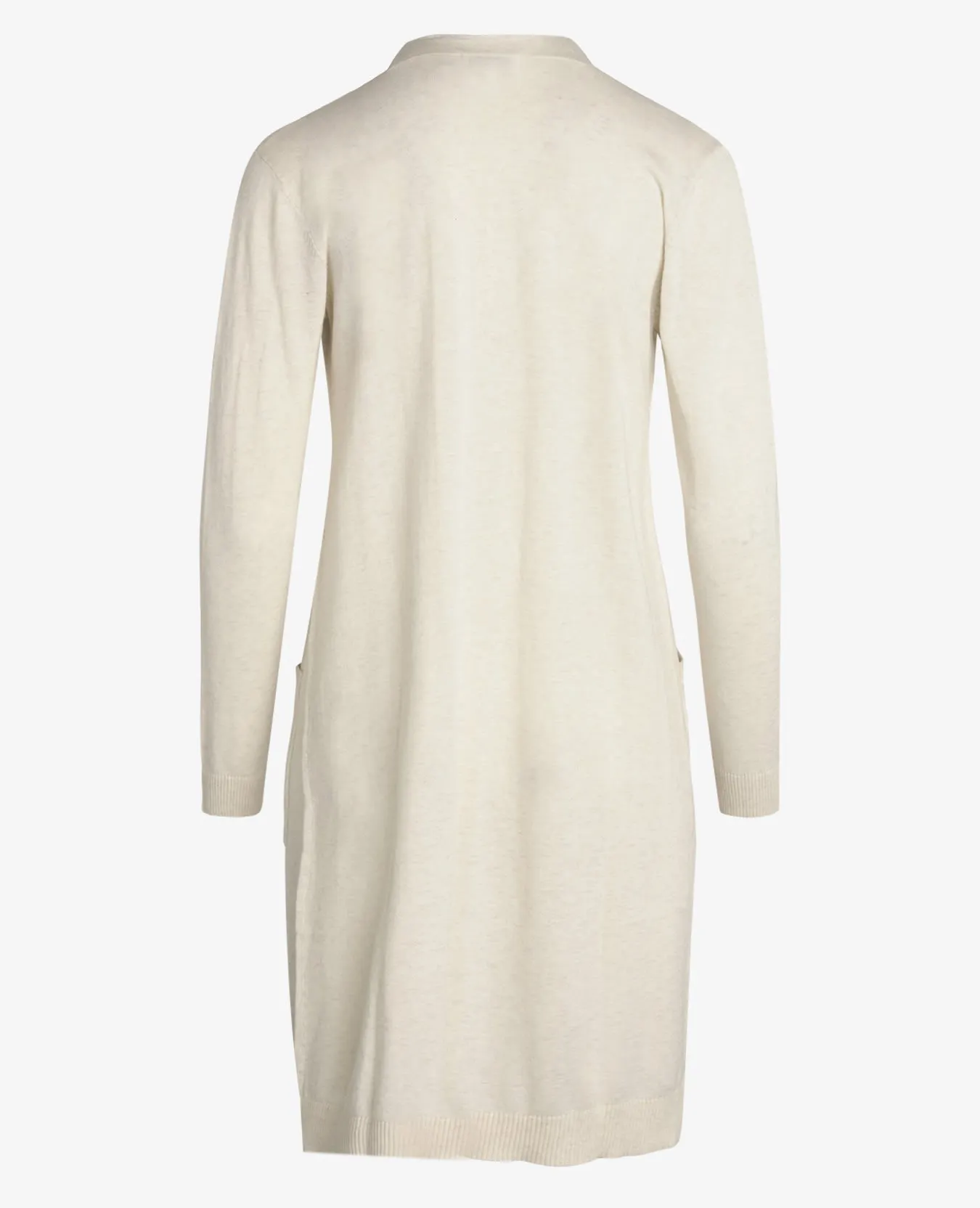 ESSENTIAL COTTON MELANGE CARDIGAN