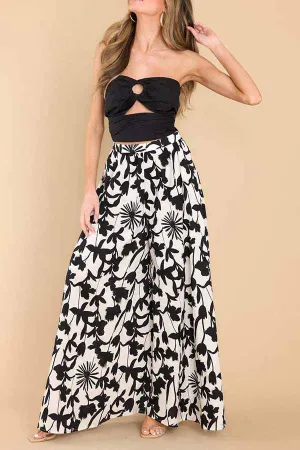 Eye-catching Elasticated Special offers culottes high-rise wide-leg