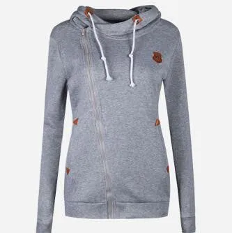 Fashion Women Hoody 8 Colors Long Sleeve Slim Fit Jumper Hoodies Coat Sweatshirt with hooded LN835E