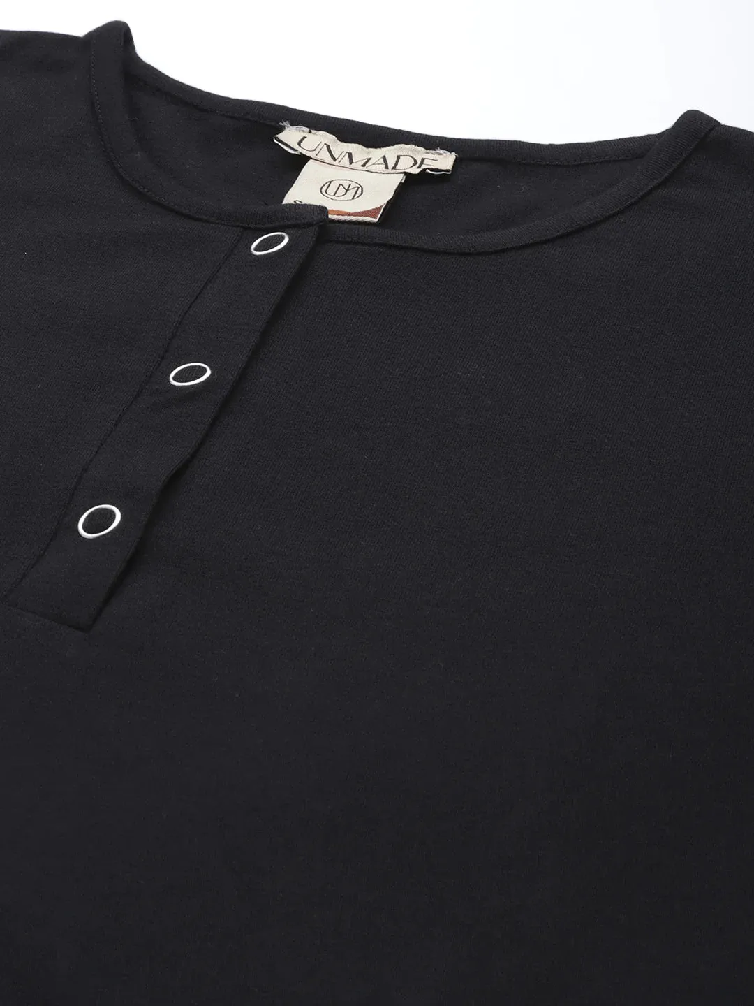 Full Sleeve Button Down Tee with black shorts