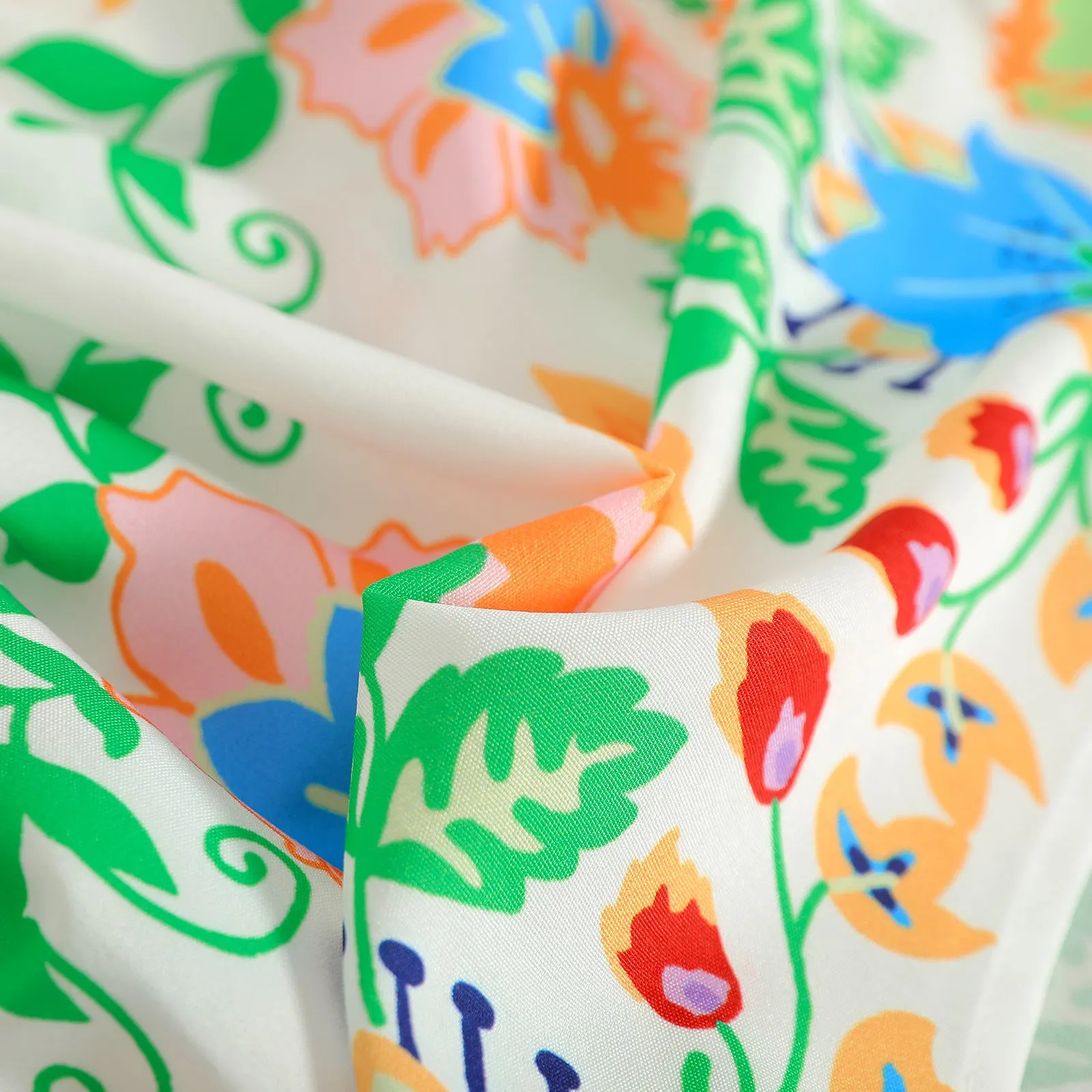 Girls shorts cute summer clothing thin cotton wide-leg pants baby small floral daisies culottes skirt children's clothing