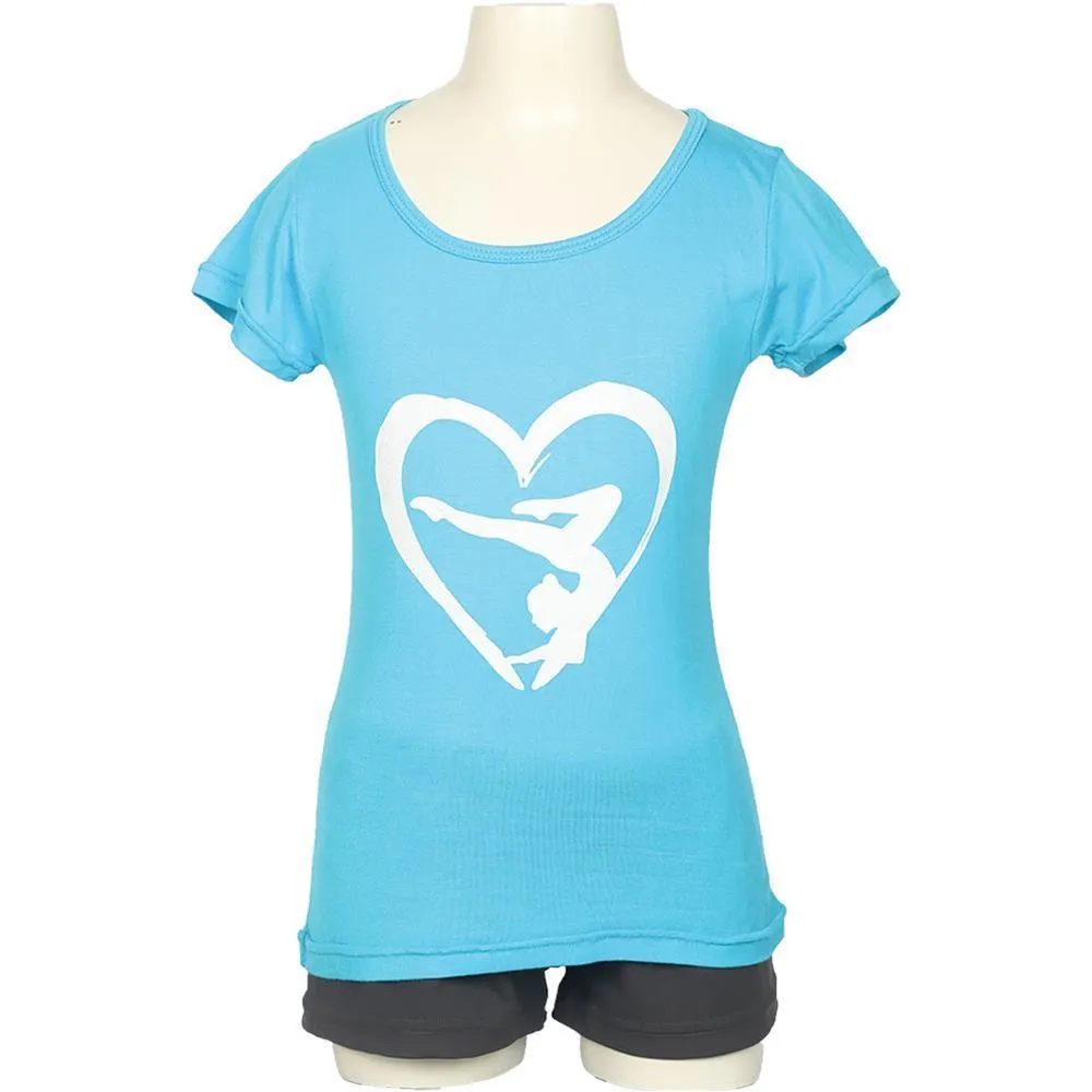 Glitter Tee Gymnast Adult