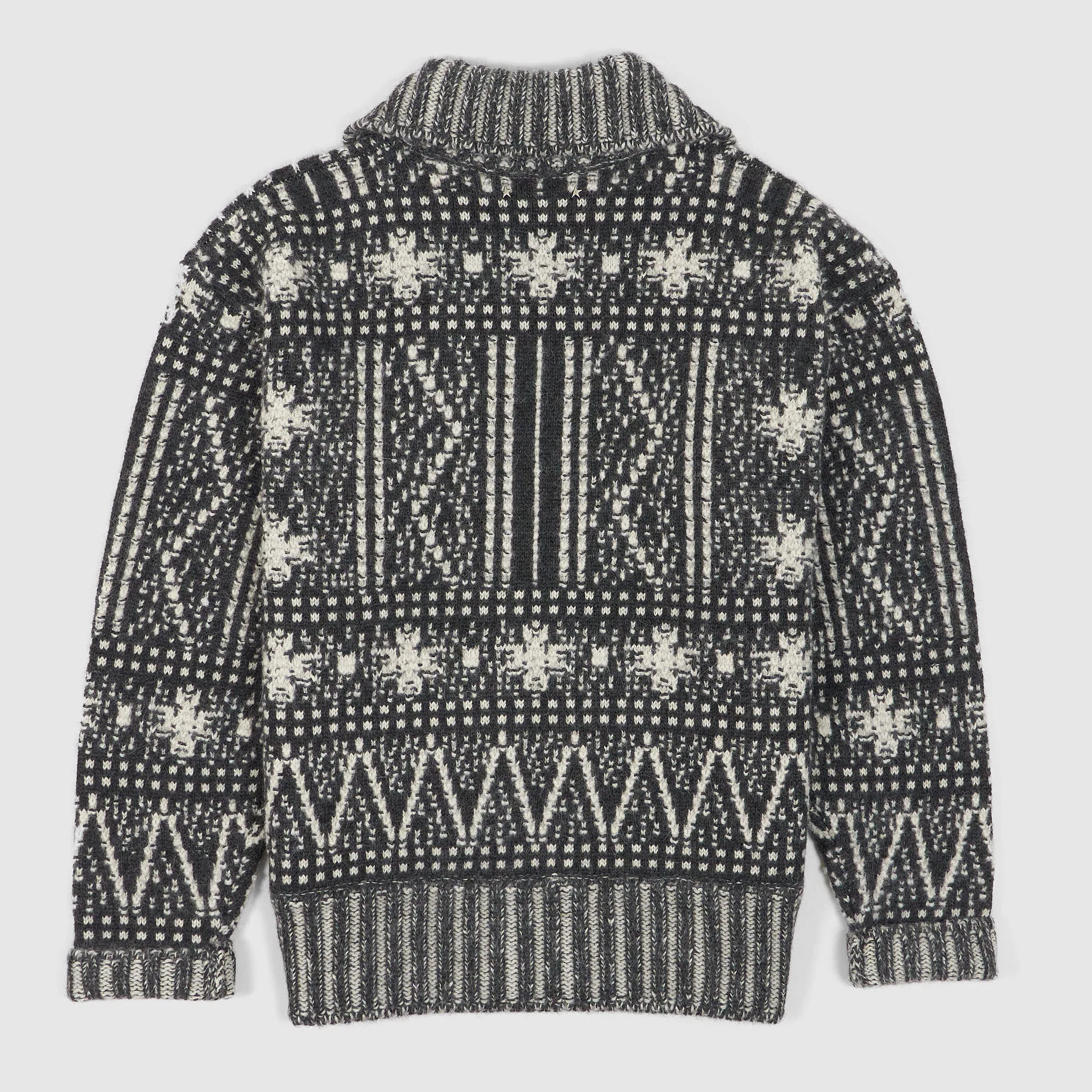 Golden Goose  Relaxed Fitted Fair Isle Cardigan
