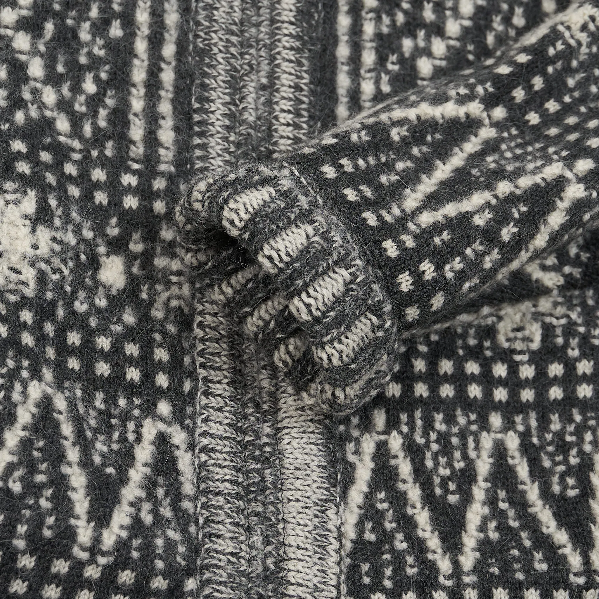 Golden Goose  Relaxed Fitted Fair Isle Cardigan