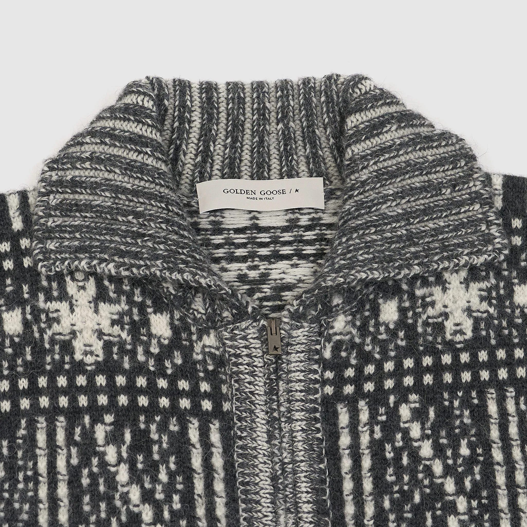 Golden Goose  Relaxed Fitted Fair Isle Cardigan
