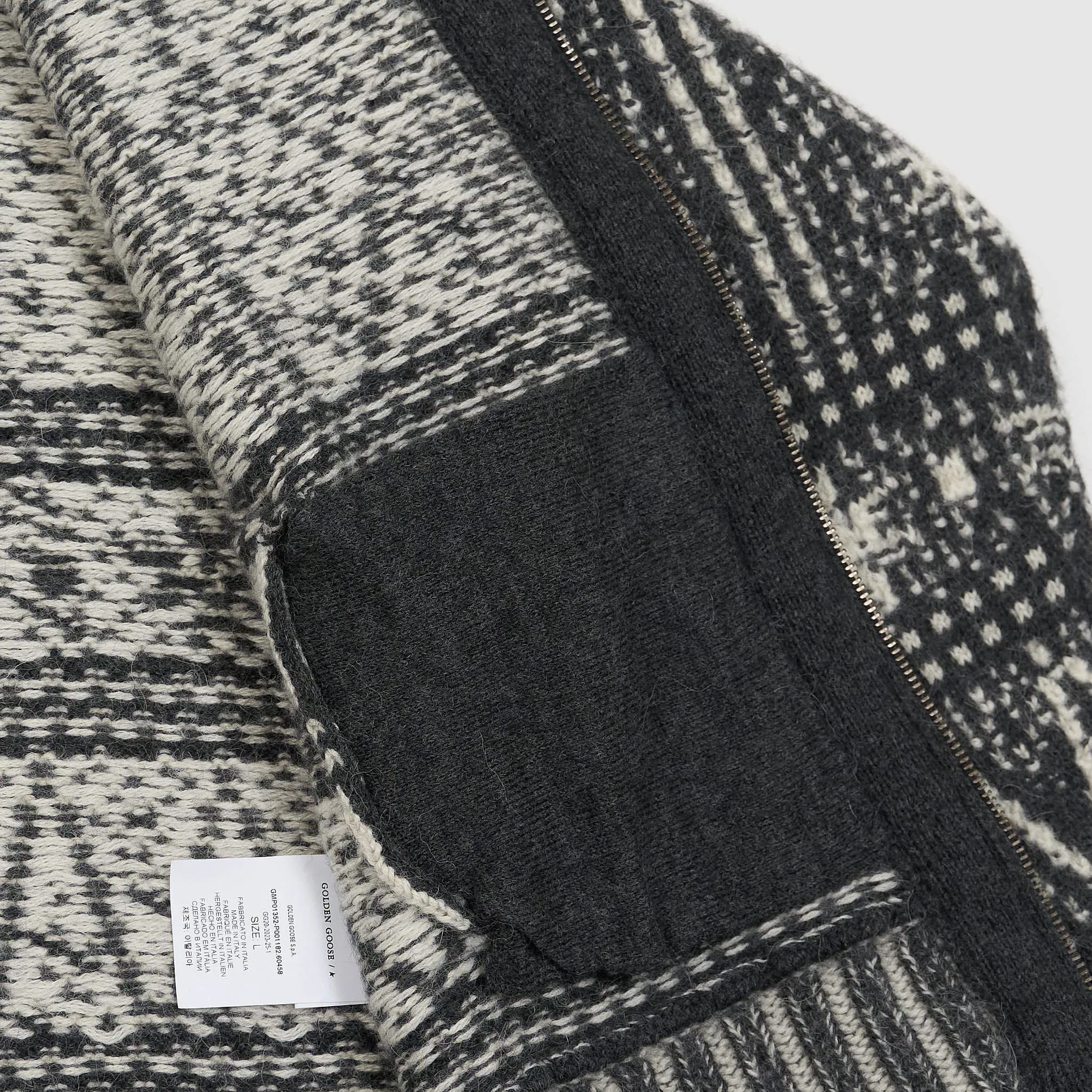 Golden Goose  Relaxed Fitted Fair Isle Cardigan