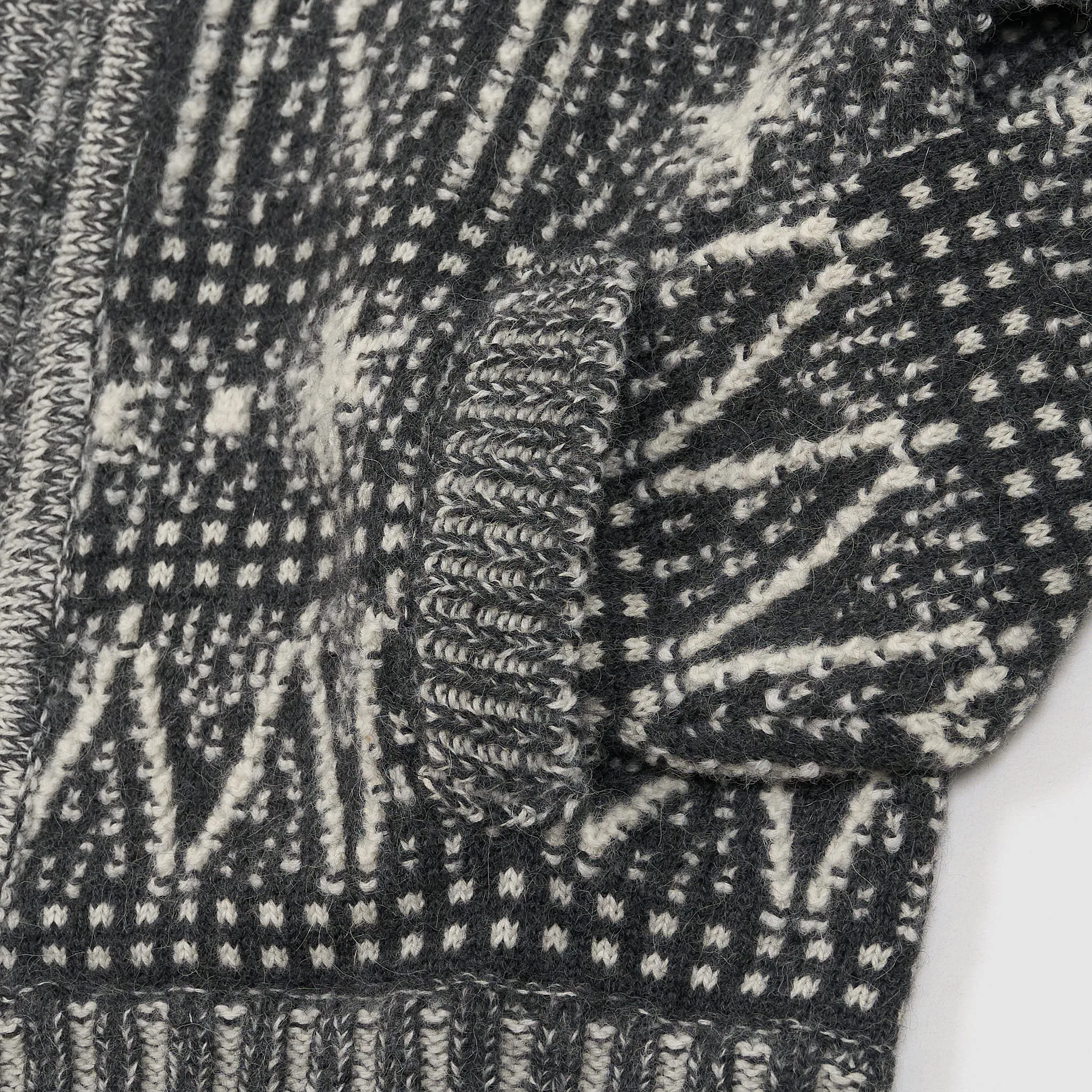 Golden Goose  Relaxed Fitted Fair Isle Cardigan