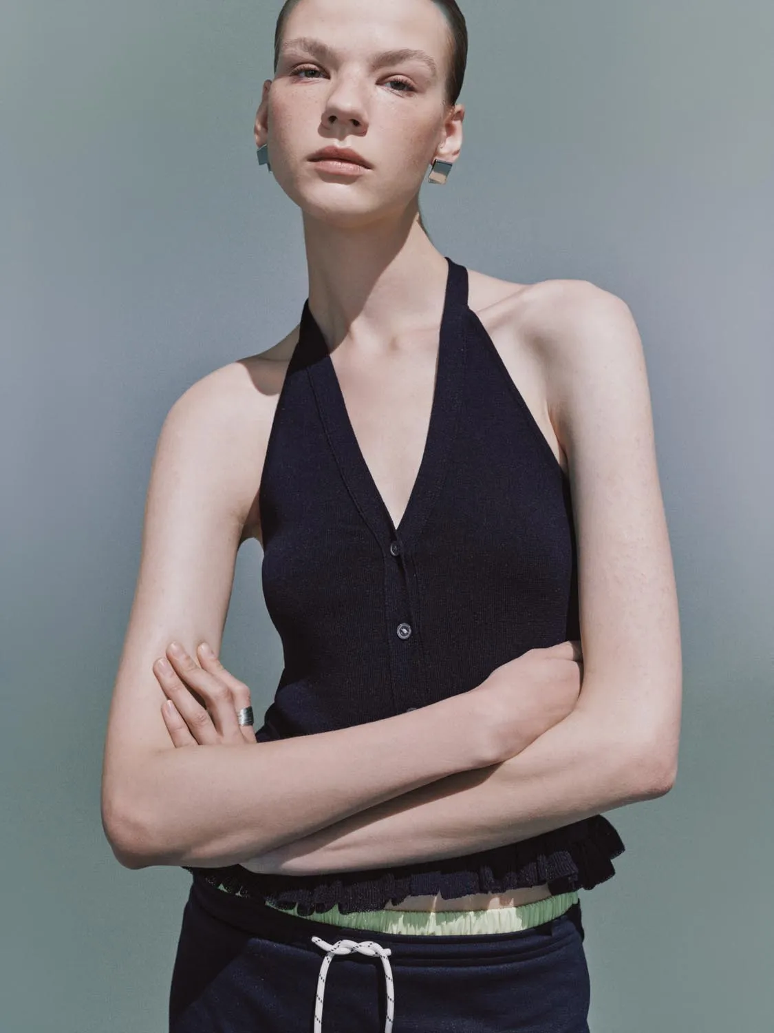 Halter Neck Cami Tops