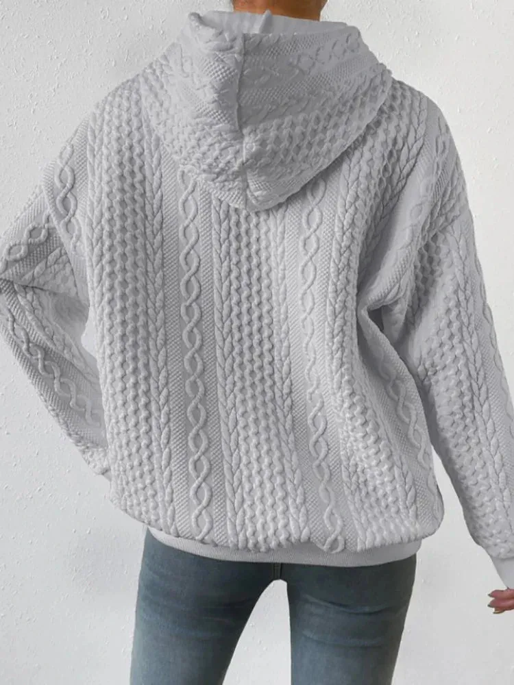 Hoodies Women Casual Long Sleeve Tops Loose Pink Sweatshirt Pullovers
