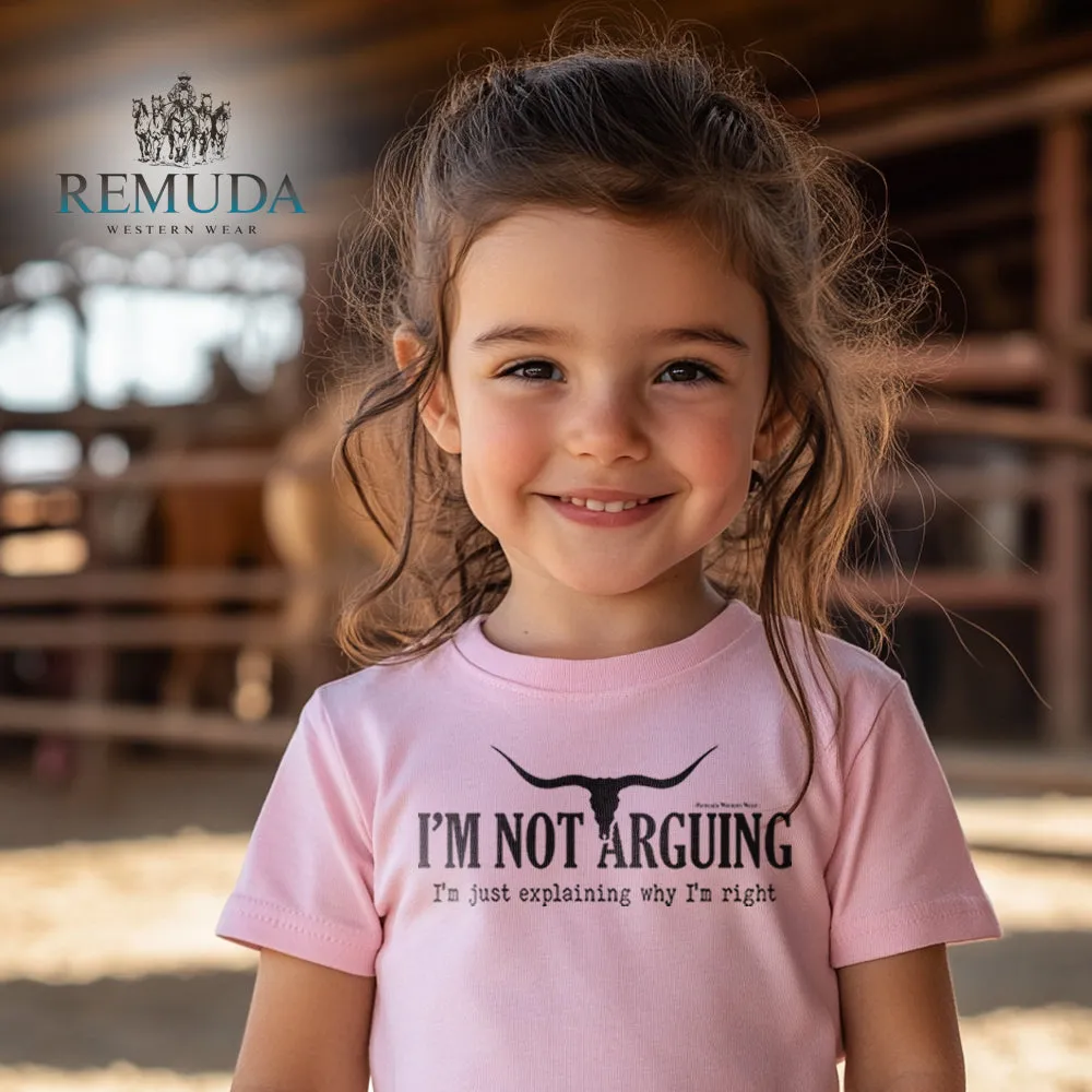 I'm Not Arguing, I'm Just Explaining Why I'm Right - Toddler Tee