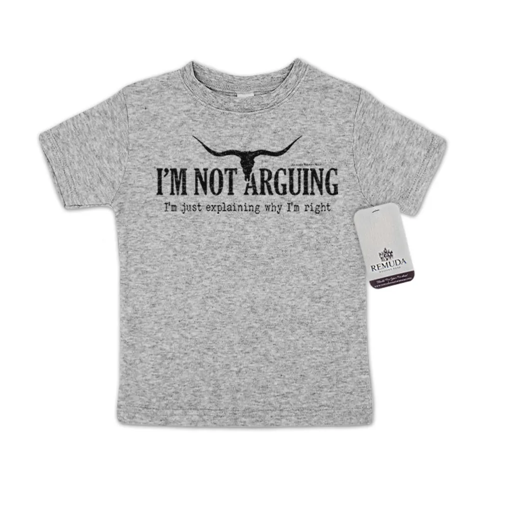 I'm Not Arguing, I'm Just Explaining Why I'm Right - Toddler Tee