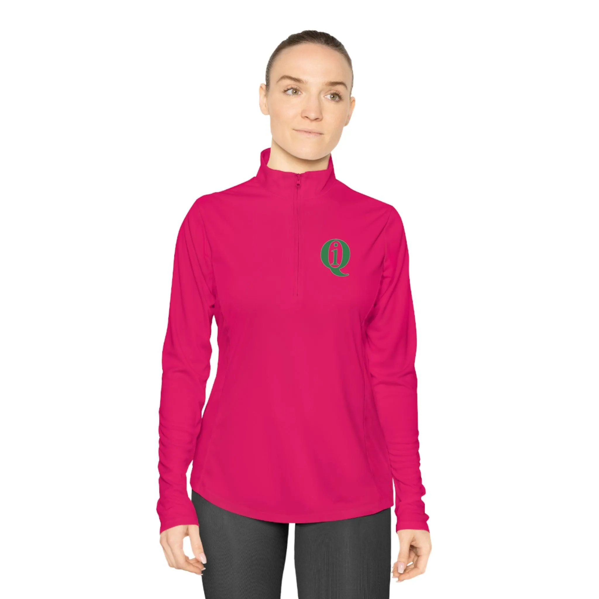IQ Fashion | Ladies Quarter-Zip Pullover