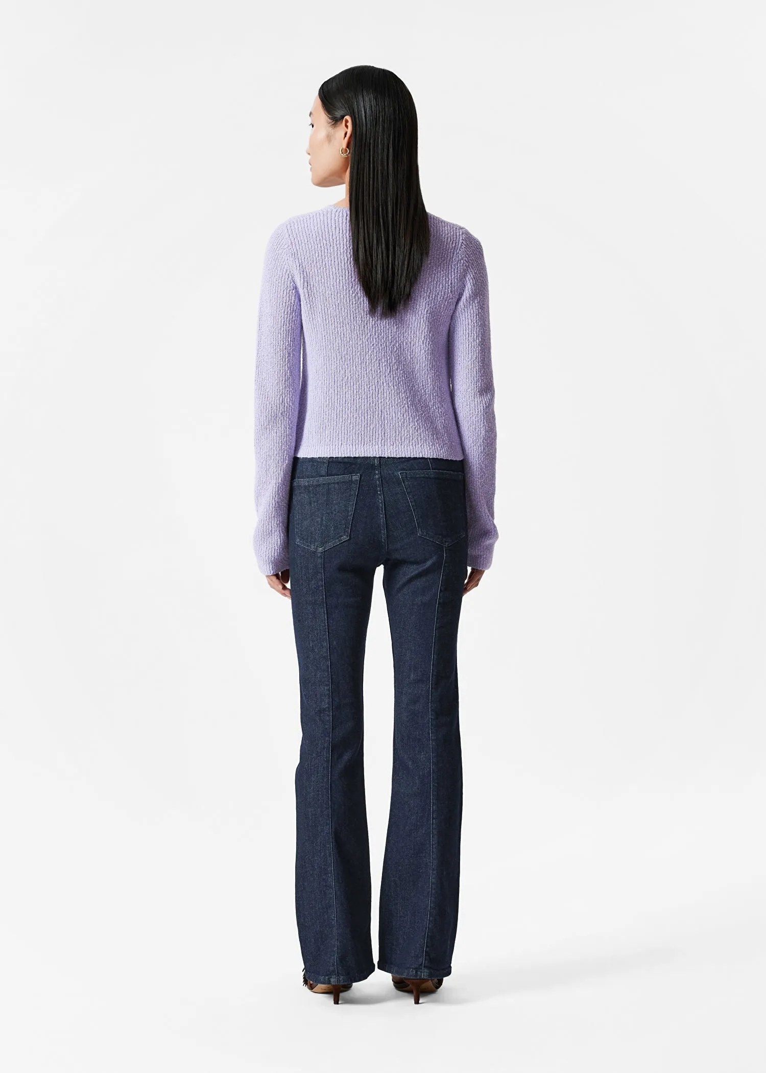 Knitted Tie-Detail Cardigan