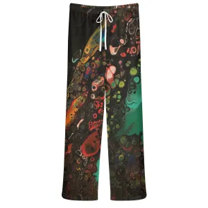 Lalola *Art U Wear* Womens See Through Cover up Straight Leg Pants