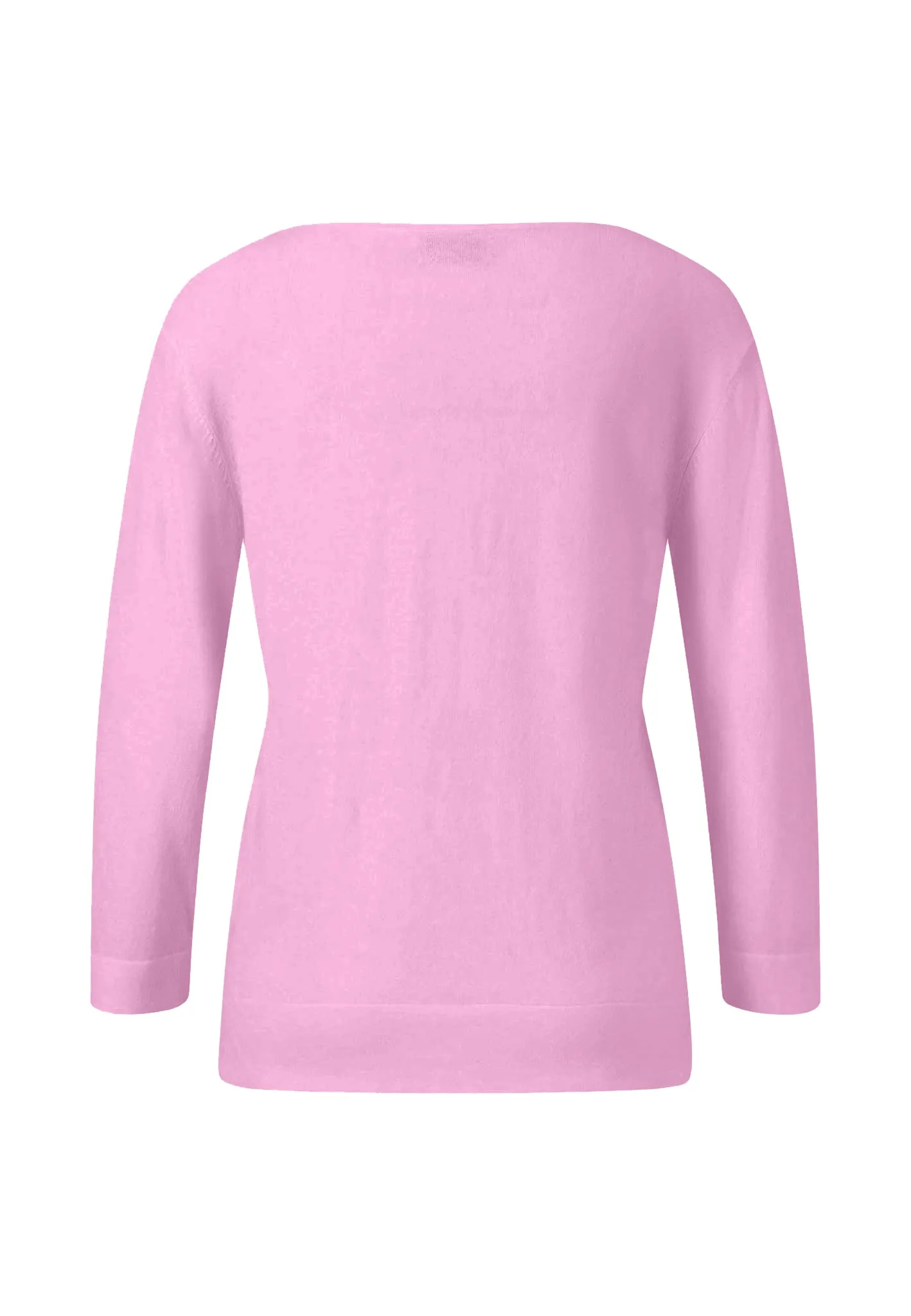 Leichter Strickpullover aus Baumwoll-Seiden-Mix