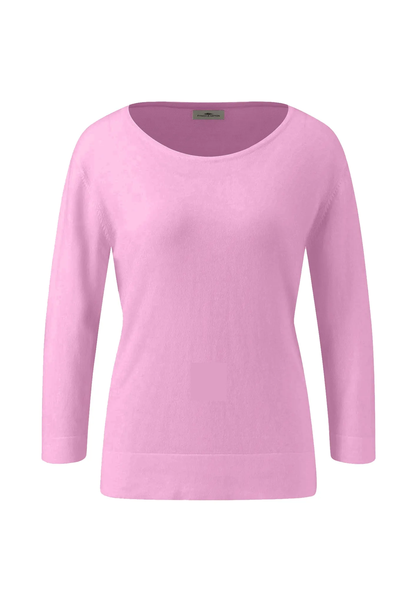 Leichter Strickpullover aus Baumwoll-Seiden-Mix
