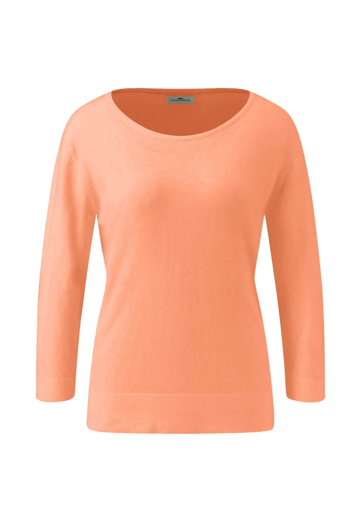 Leichter Strickpullover aus Baumwoll-Seiden-Mix