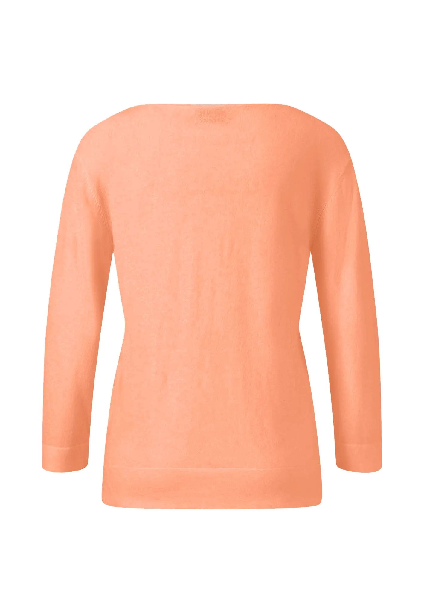 Leichter Strickpullover aus Baumwoll-Seiden-Mix