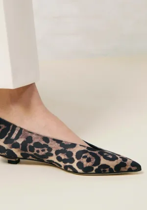 Leopard Claudia Satin Tailored selection Long-term -