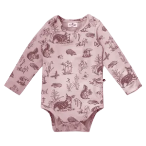 Long Sleeve Bodysuit - Forest Friends