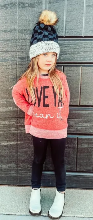 ‘Love Ya, Mean It’ French Terry Pullover - Youth