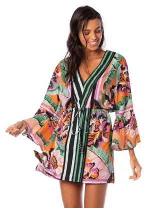 Maaji Apricot Blooms Joyous Kaftan