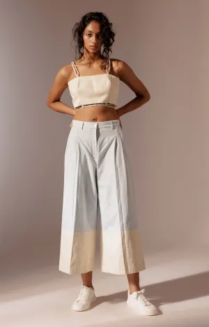 Maia color-block culottes and top