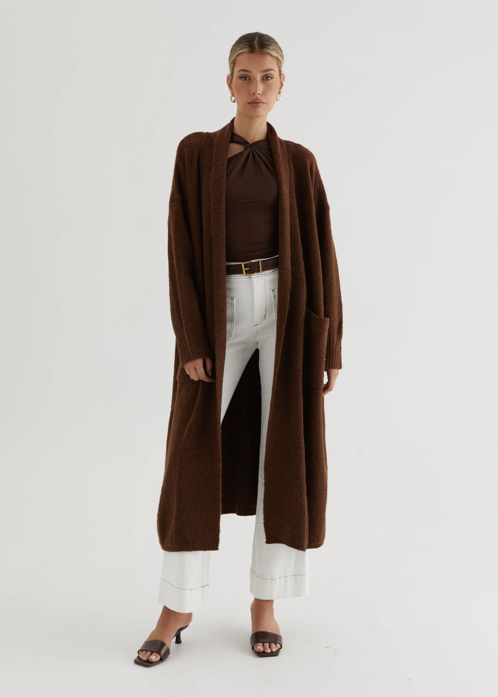 Marcella Cardigan - Chocolate