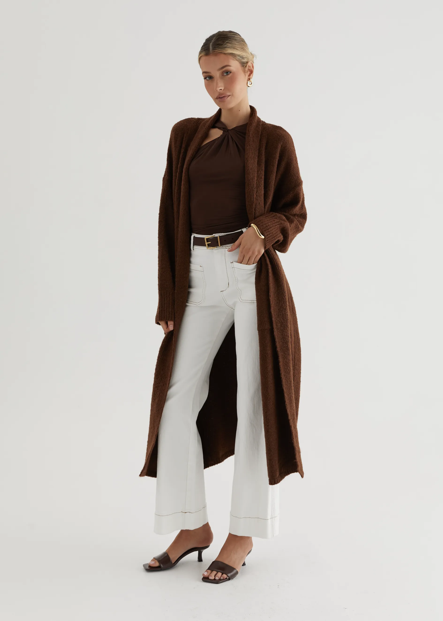 Marcella Cardigan - Chocolate