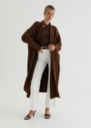 Marcella Cardigan - Chocolate